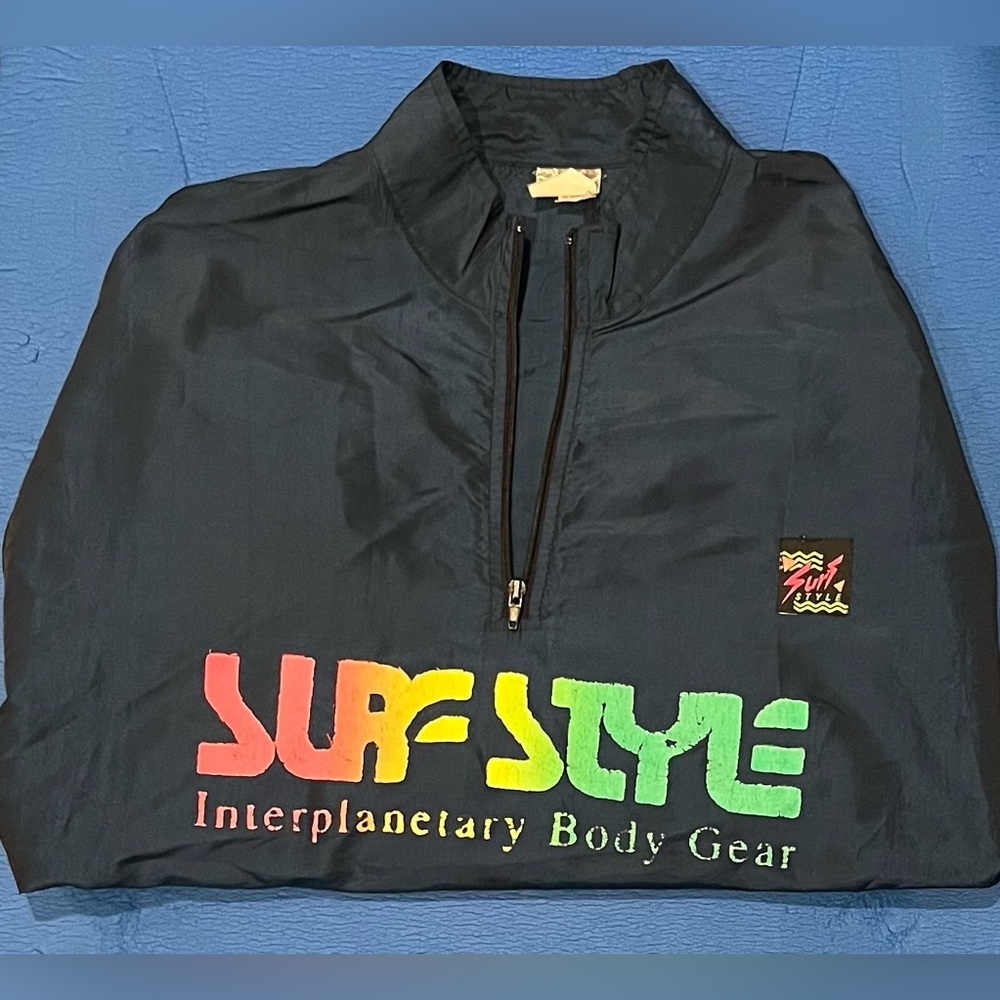 Surf Style Interplanetary Body Gear Retro Windbreaker